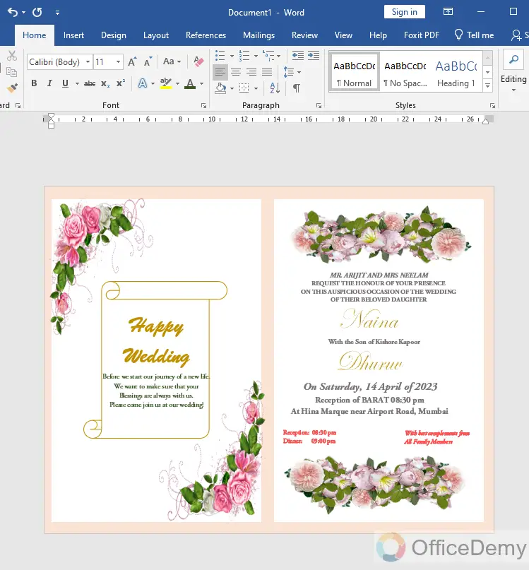 How To Make a Card on Microsoft Word 22