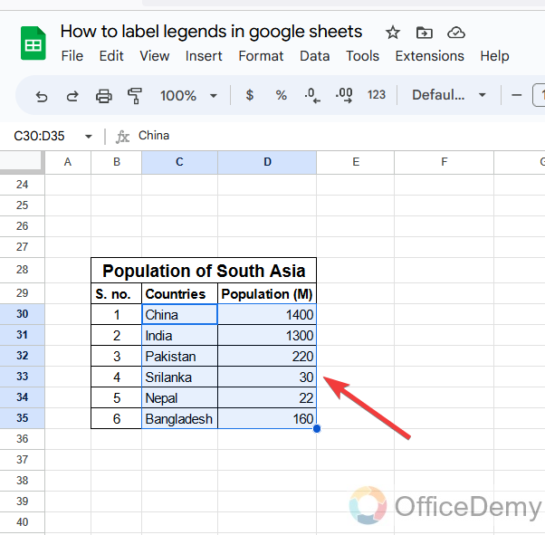 How to Label Legend in Google Sheets 1