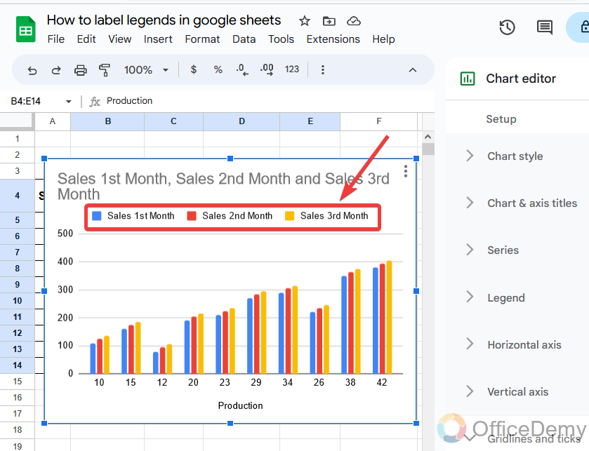 How to Label Legend in Google Sheets 13