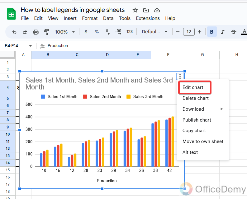 How to Label Legend in Google Sheets 14