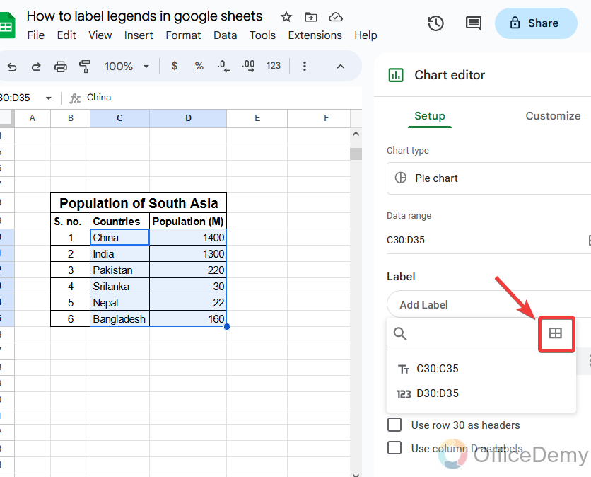 How to Label Legend in Google Sheets 6