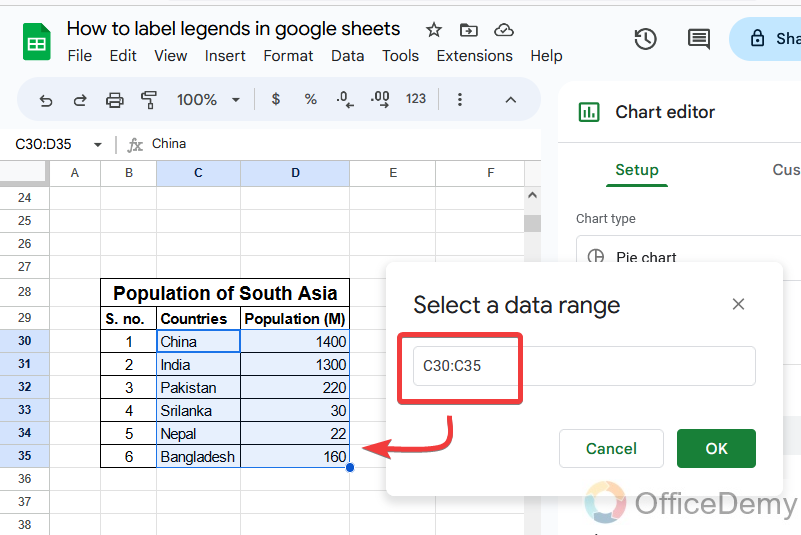 How to Label Legend in Google Sheets 7