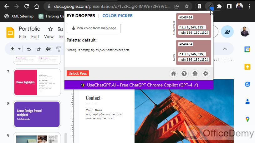 How to Match Colors in Google Slides 14