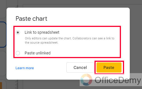 How to Put a Spreadsheet in Google Slides 15