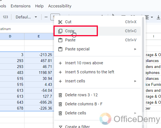 How to Put a Spreadsheet in Google Slides 3