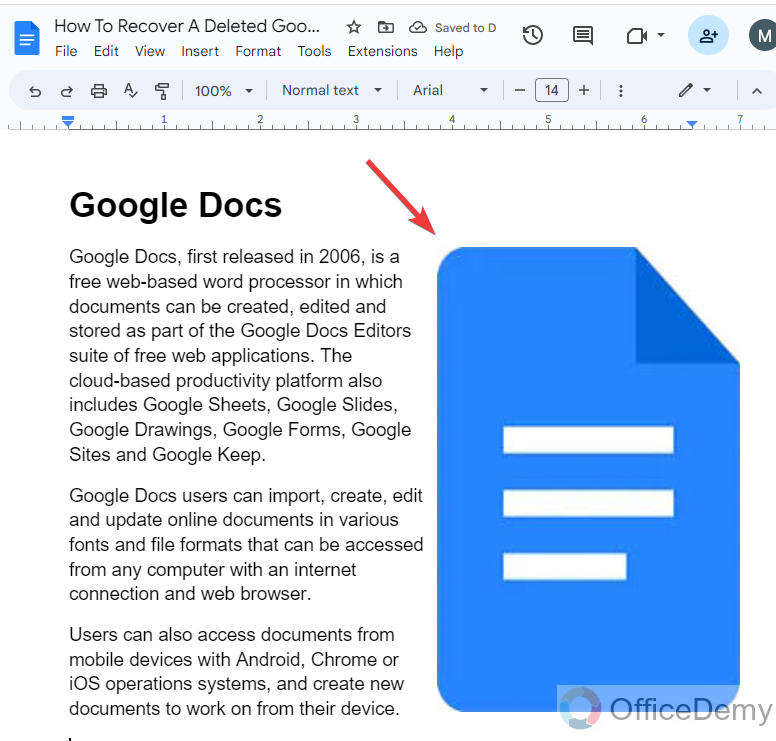 How to Recover a Deleted Google Doc 14