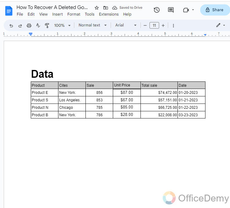 How to Recover a Deleted Google Doc 16
