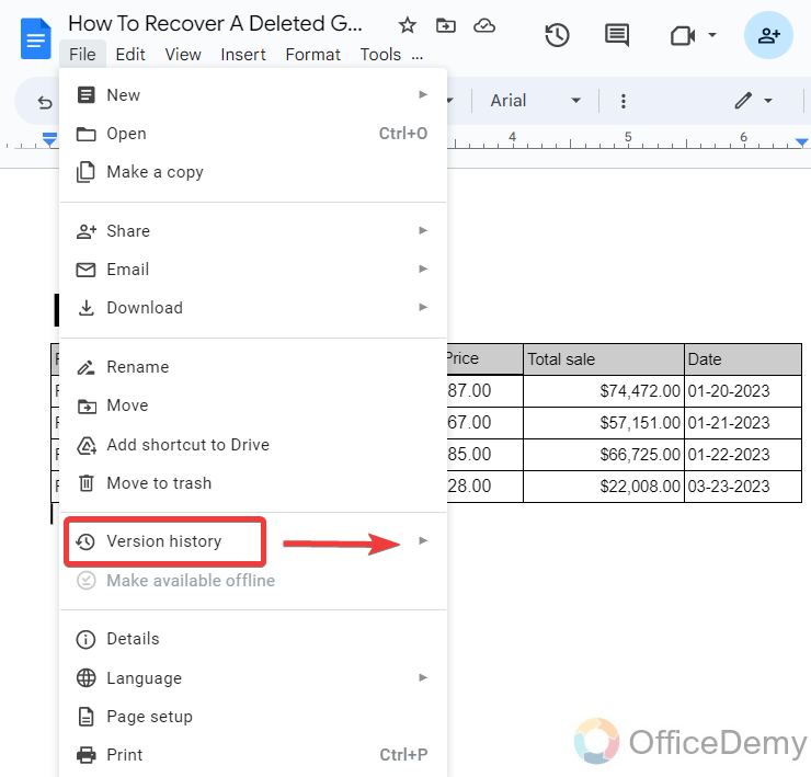 How to Recover a Deleted Google Doc 18