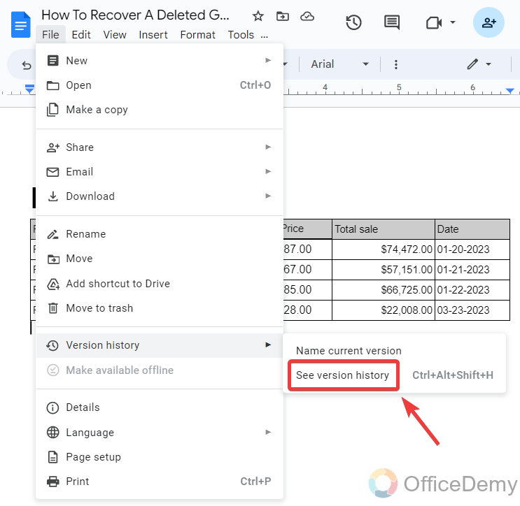How to Recover a Deleted Google Doc 19