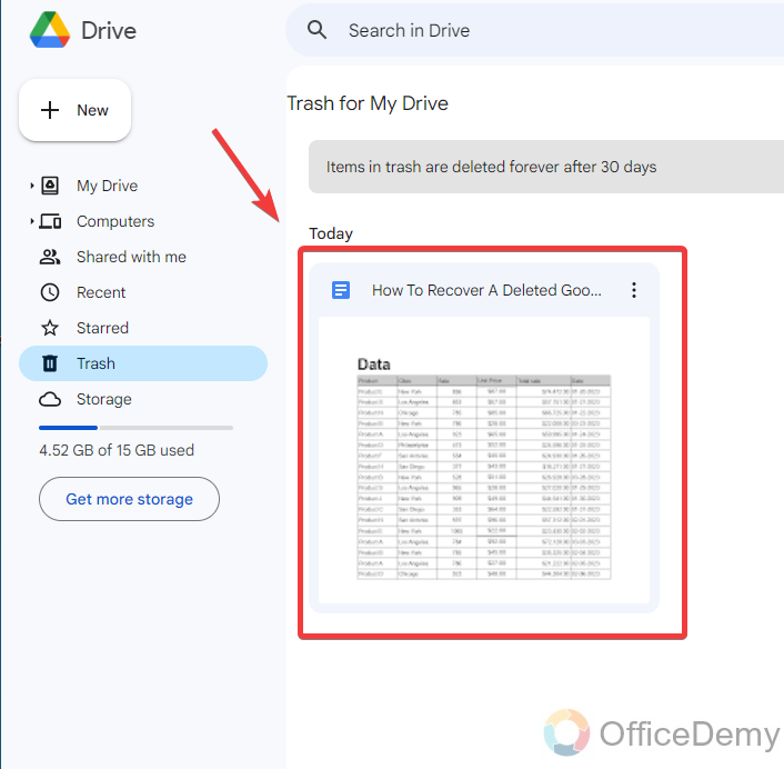How to Recover a Deleted Google Doc 7
