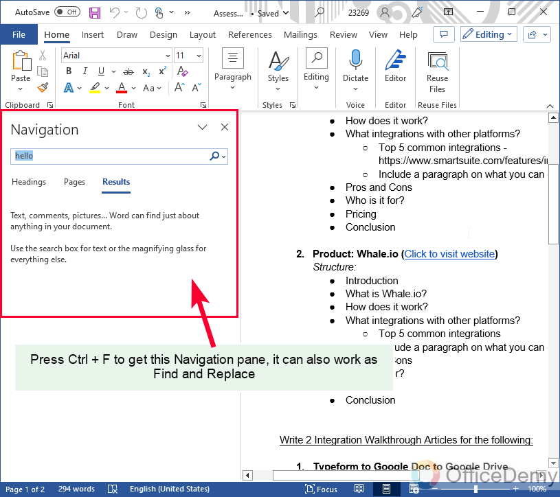 How to Replace Words in Microsoft Word 4