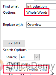 How to Replace Words in Microsoft Word 10