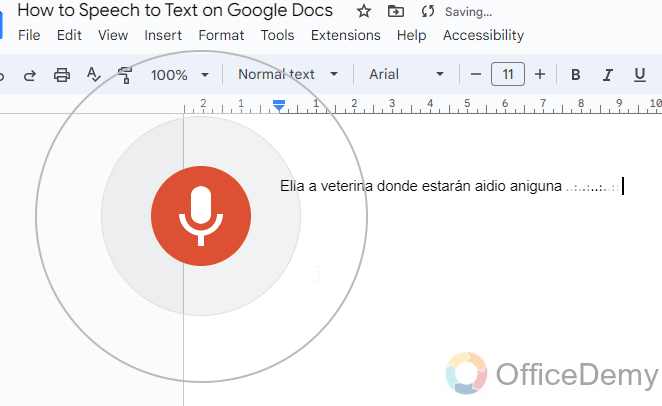 How to Speech to Text on Google Docs 14