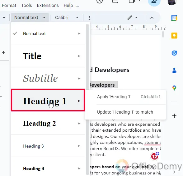 How to add Chapters in Google Docs 7