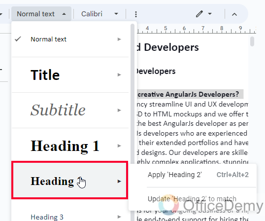 How to add Chapters in Google Docs 9