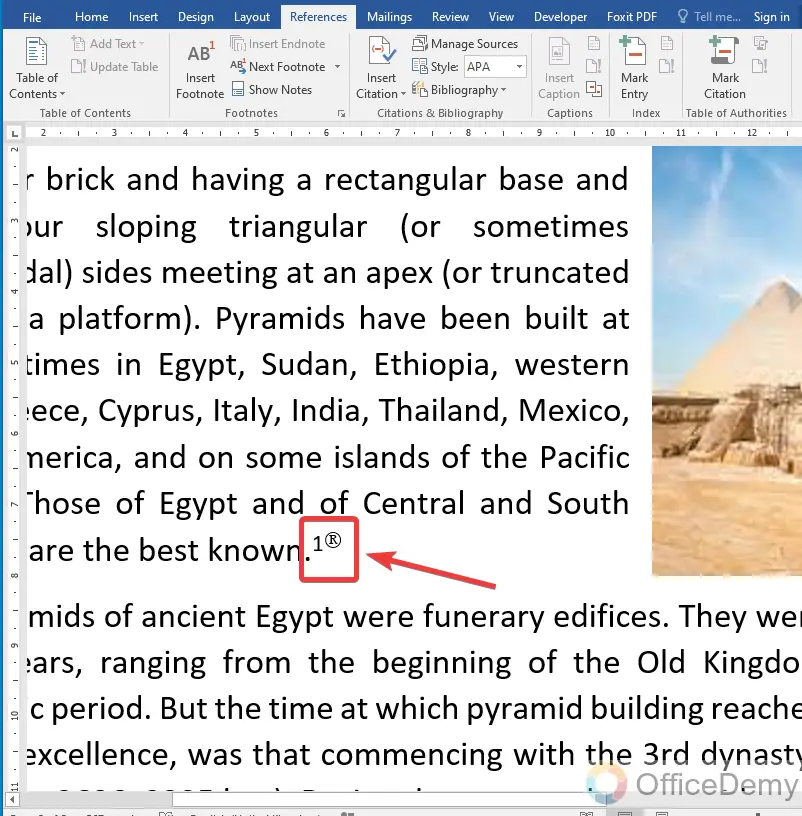 How to add a footnote in Microsoft Word 17