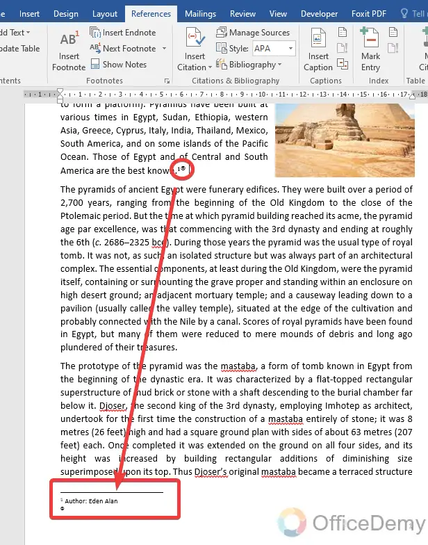 How to add a footnote in Microsoft Word 18