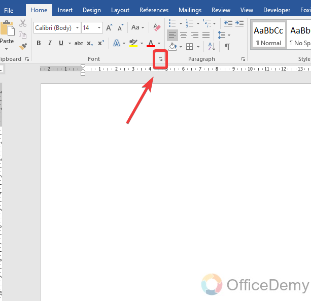 How to change default font in Microsoft Word 10