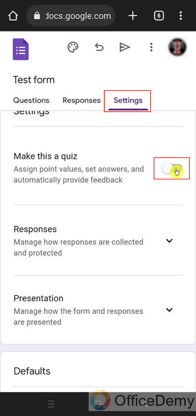 How to create a Google Form on mobile phone 10