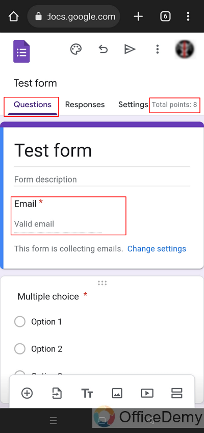 How to create a Google Form on mobile phone 14