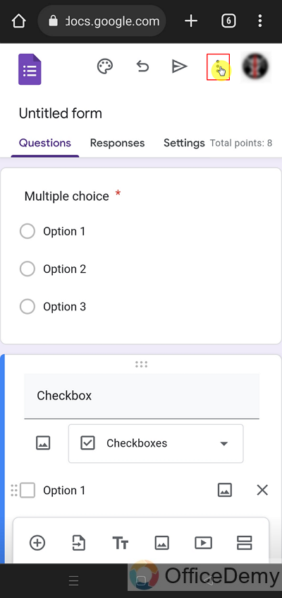 How to create a Google Form on mobile phone 18