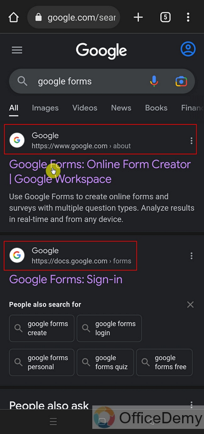 How to create a Google Form on mobile phone 3