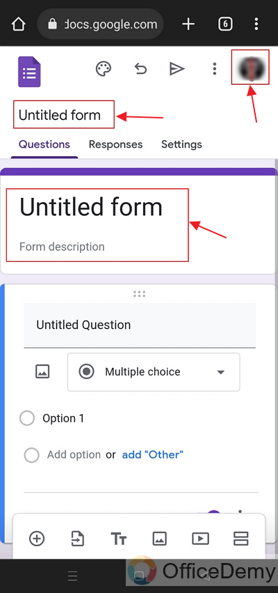 How to create a Google Form on mobile phone 6