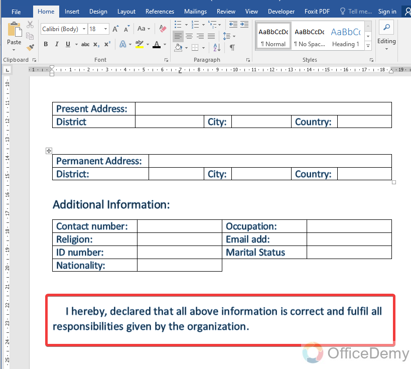How to create a form in Microsoft Word 12