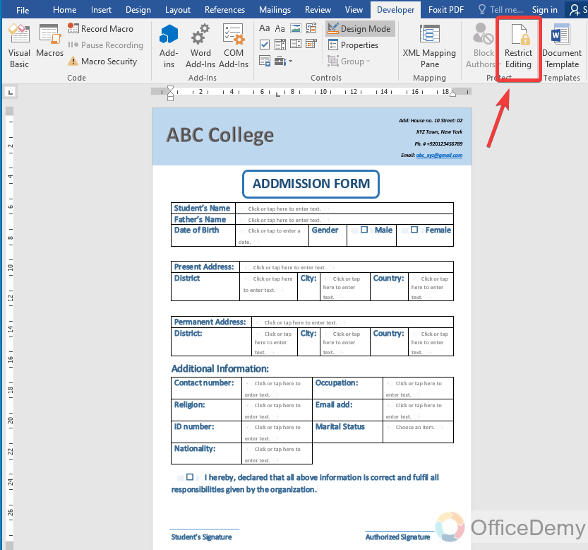How to create a form in Microsoft Word 22