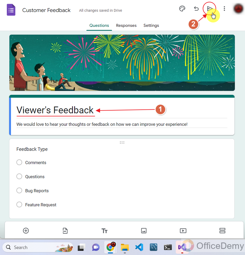 How to embed a google form into a website 5