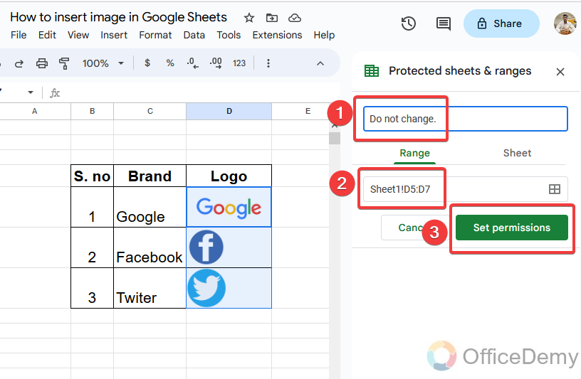 How to insert image in Google Sheets 20