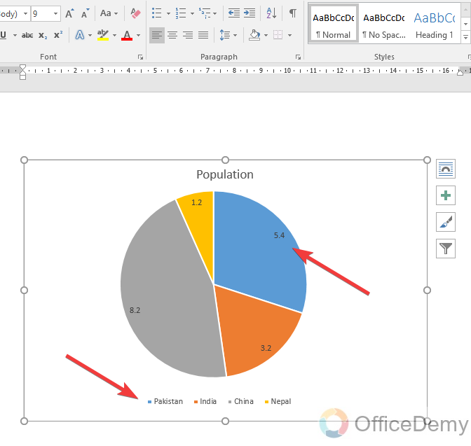 How to make a chart in Microsoft Word 16