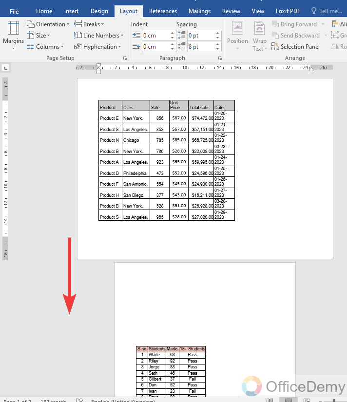 How to make one page landscape in Microsoft Word 6