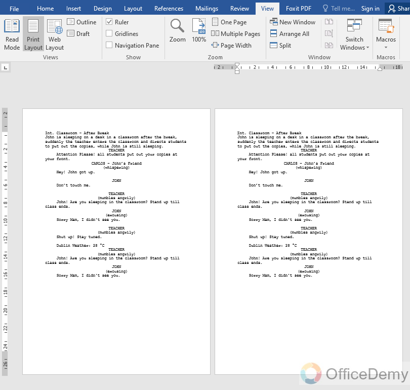 How to print double sided in Microsoft Word 1