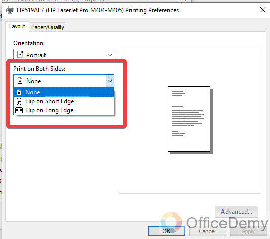 How to print double sided in Microsoft Word 10