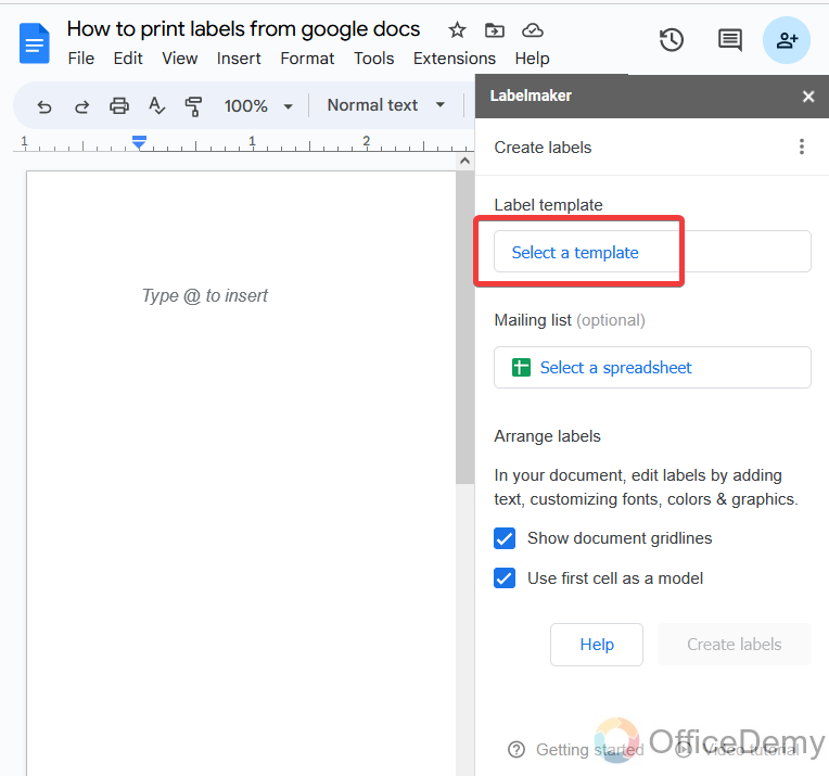 How to print labels from google docs 10