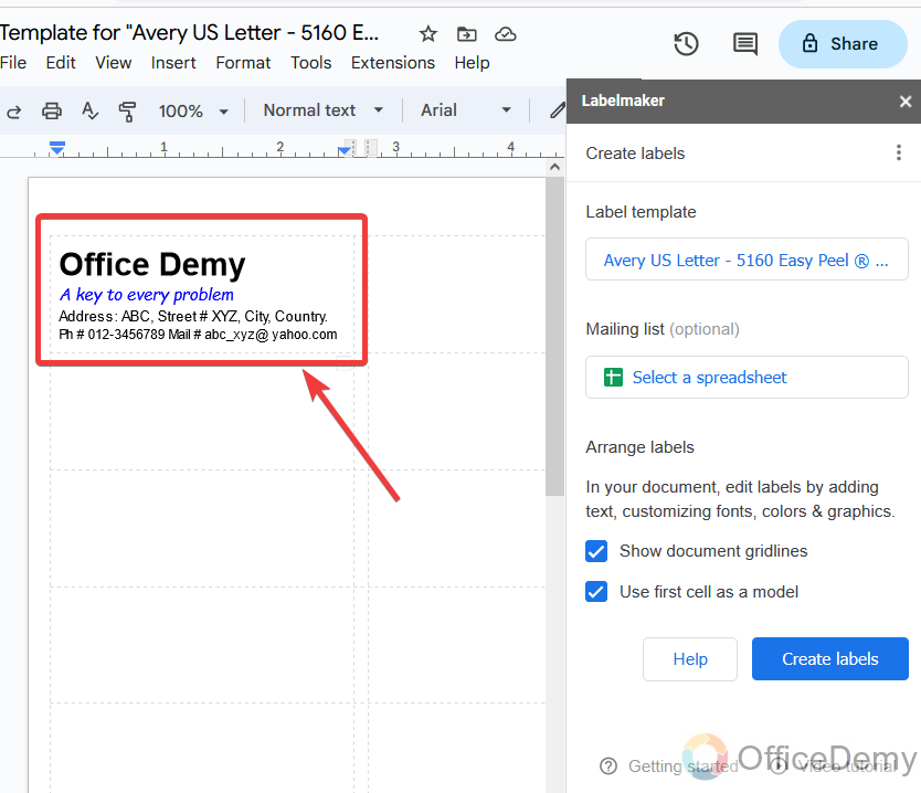 How to print labels from google docs 15