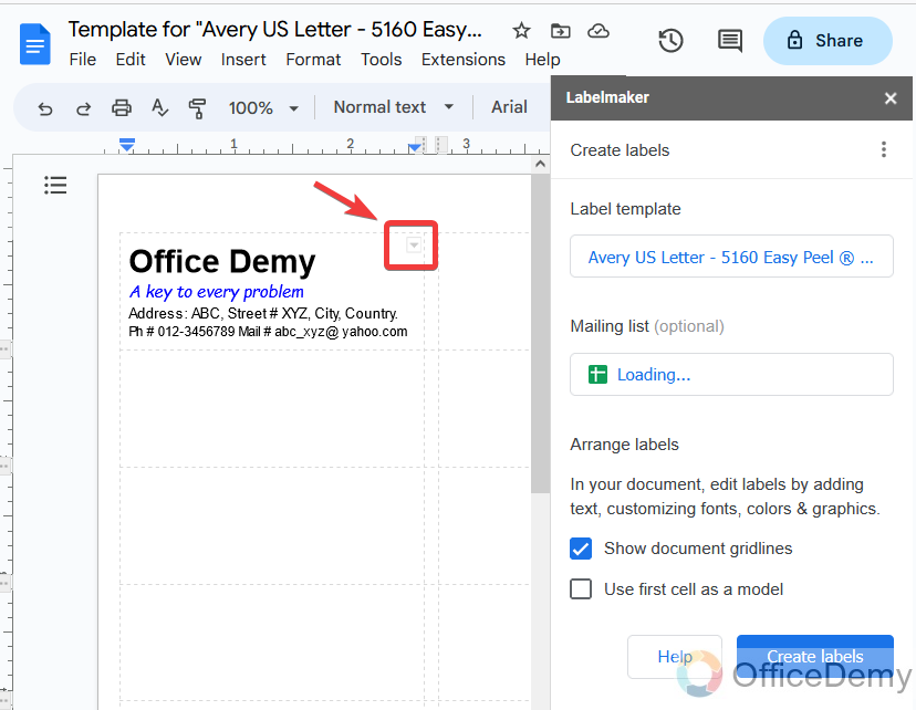 How to print labels from google docs 21