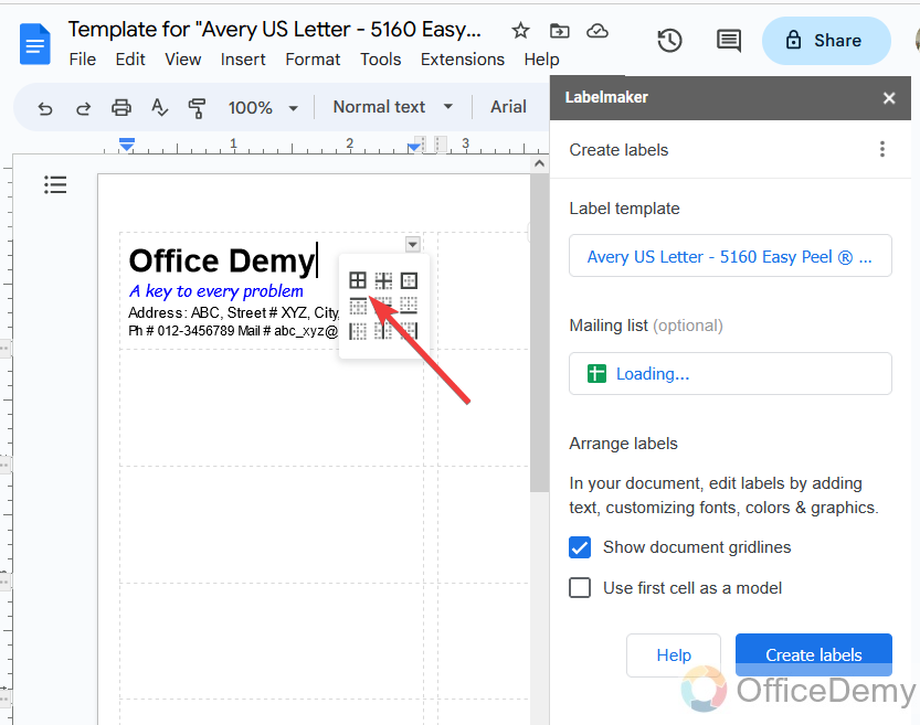How to print labels from google docs 22