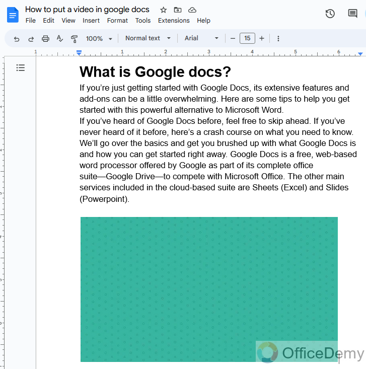 How to put a video in google docs 22