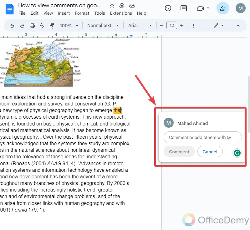 How to view comments on google docs 11