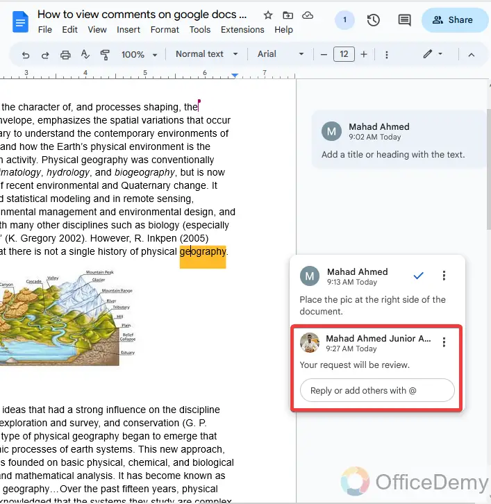 How to view comments on google docs 17