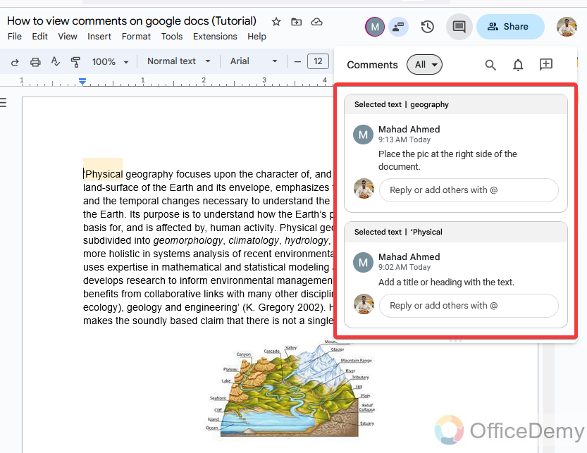 How to view comments on google docs 5