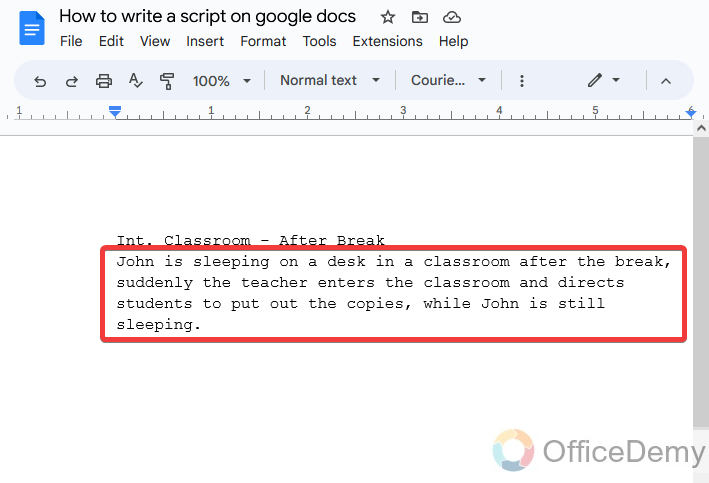 How to write a script on google docs 12