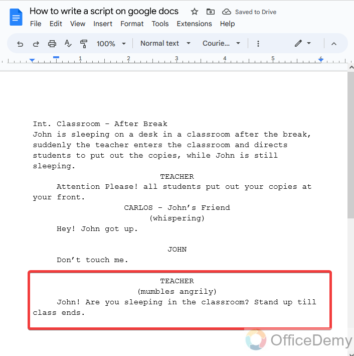 How to write a script on google docs 15