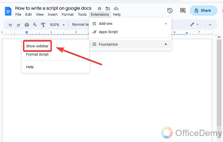 How to write a script on google docs 8