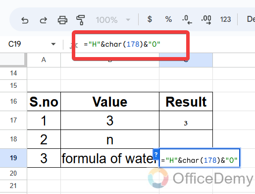 how to add an exponent in google sheets 11