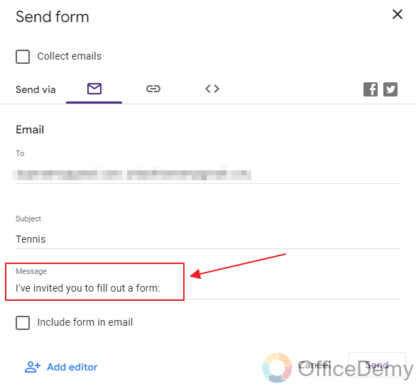 how to embed a google form into an email 16