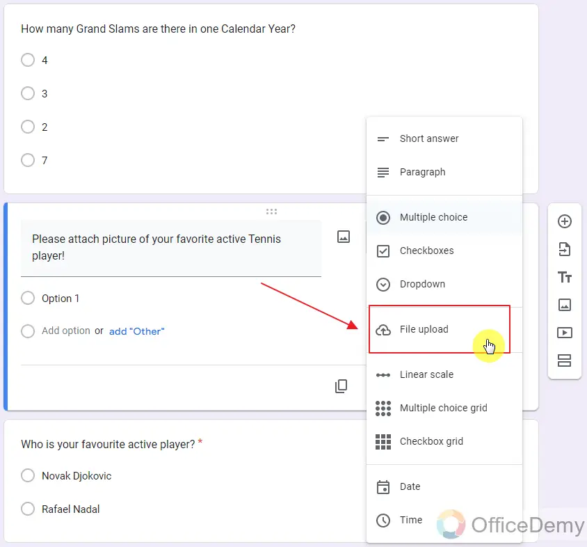 Does google forms allow attachments 14
