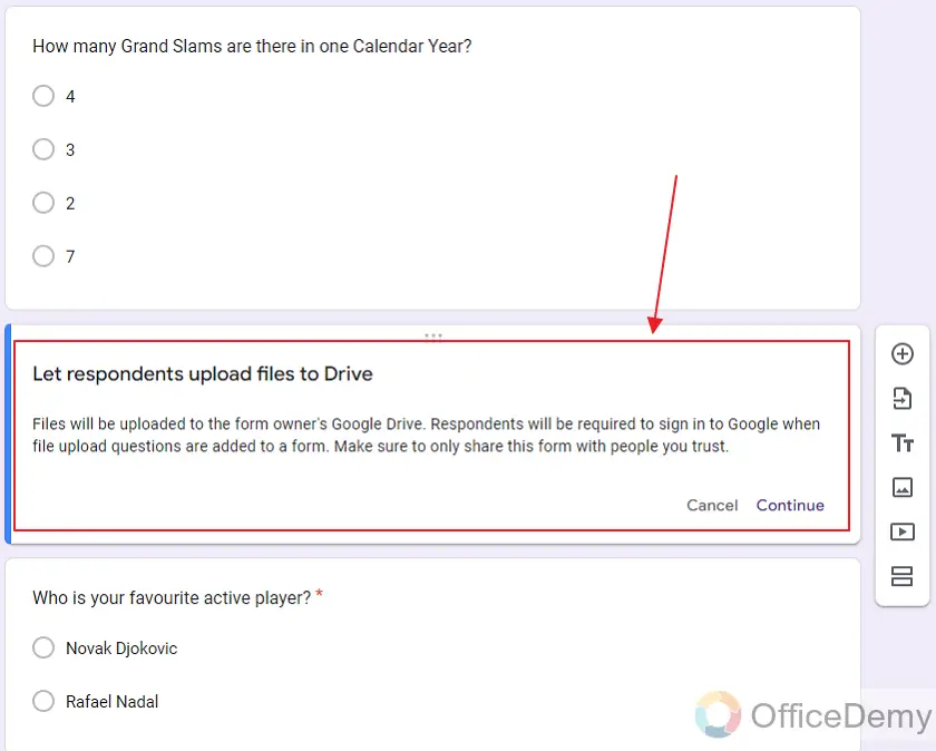 Does google forms allow attachments 15